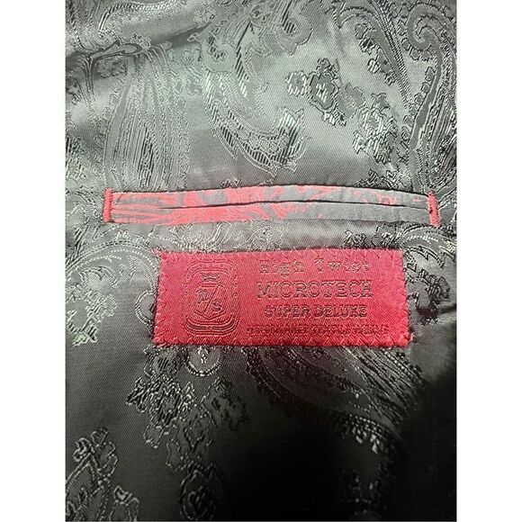 Adolfo Mens Slim Fit * Black * Blazer Sz 44 NWT - Picture 10 of 10